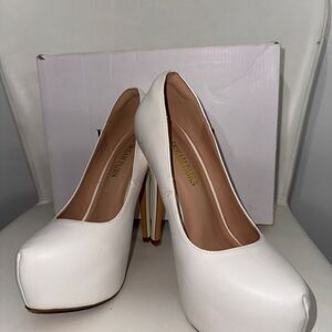DREAM PAIRS Women's Swan-30 High Heel Platform Dress Pump Shoes